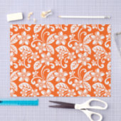 アイランドプルメリア（非常にオレンジ） 薄葉紙 (クラフト)