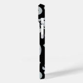 アイランドプルメリア（黒/グレー） Case-Mate iPhoneケース (裏面 / 左)