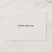 アイランドボーツ名刺 名刺 (裏面)