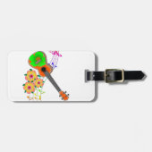 アイランドミュージックトロピカルウクレレ ラゲッジタグ (正面横)