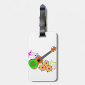 アイランドミュージックトロピカルウクレレ ラゲッジタグ (裏面縦)