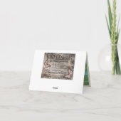 アイランドリゾートビーチデスティネーションありがとう サンキューカード (裏面)