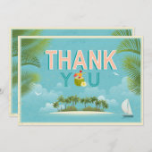 アイランドリゾートビーチデスティネーションサンキュー サンキューカード (正面/裏面)