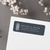 アイランドヴィンテージパイナップル差出人住所 ラベル