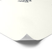 アイランドヴィンテージパイナップル結婚ズ・ウェルカム ポスター (角)