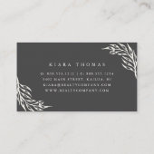 アイランドヴィンテージ植物学 名刺 (裏面)