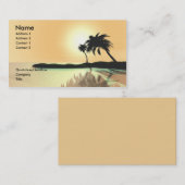 アイランド金ゴールド 名刺 (正面/裏面)