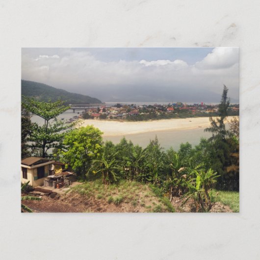 アイランド魚釣りビレッジ，ベトナム ポストカード (正面)