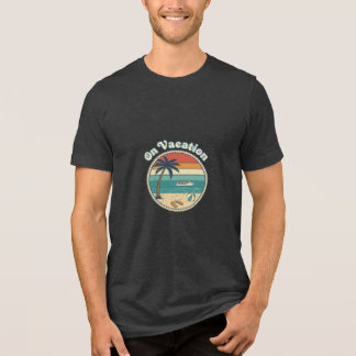 アイランド・ゲートウェイ・クルーズ・バケーション・レトロ・グラフィック トライブレンドＴシャツ