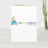 アイランド・トロピクス記念カード/葬儀プログラム プログラム (裏面)