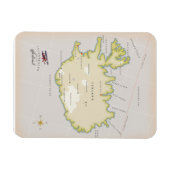 アイラ図解入りの、写真付きのンドの地図 マグネット (横)