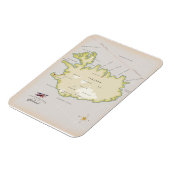 アイラ図解入りの、写真付きのンドの地図 マグネット (左側)