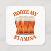 アイリおもしろいッシュビール スクエア名刺 (裏面)