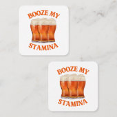 アイリおもしろいッシュビール スクエア名刺 (正面/裏面)