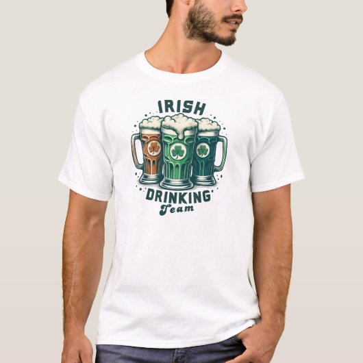 アイリおもしろいッシュ飲みチームSt patricks dayヴィンテージ Tシャツ (正面)