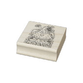 アイリおもしろいッシュ鶏、卵とシャムロックかわいいチキン ラバースタンプ (スタンプ)