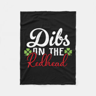 アイリおもしろいッシュSt patricks dayシャームロックディブオンザザR フリースブランケット