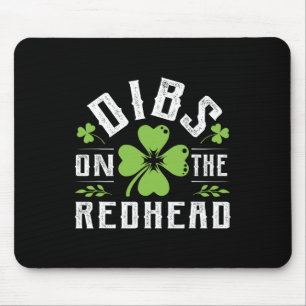 アイリおもしろいッシュSt patricks dayシャームロックディブオンザザR マウスパッド