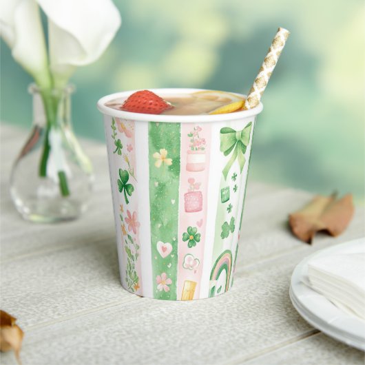 アイリかわいらしッシュ模様 紙コップ (インサイチュ)