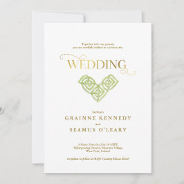 アイリエレガントッシュケルト結び目模様すべて結婚の 招待状