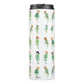 アイリガーリーッシュのパーソナライズされたダンサーかわいい手のひら タンブラー (裏面)