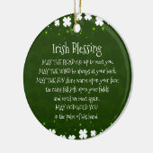 アイリシ賛美ッシュ、5月の道があなたに会うために上昇 セラミックオーナメント (左)