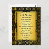 アイリシ賛美ッシュ、5月の道があなたに会うために上昇 ポストカード (正面/裏面)