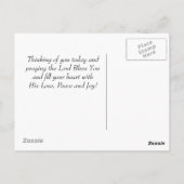 アイリシ賛美ッシュ、5月の道があなたに会うために上昇 ポストカード (裏面)