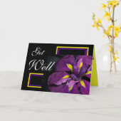 アイリスが元気になる カード (黄色い花)