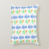 アイリスとチューリップのアクセント枕 アクセントクッション (正面(垂直))