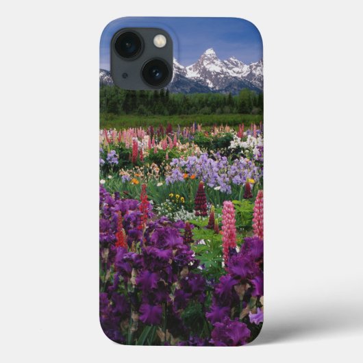 アイリスとルパンの庭とテトン山脈 Case-Mate iPhoneケース (裏面)