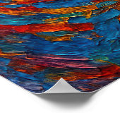 「アイリスのエコー」 – 超現実的なポートレート ポスター (角)