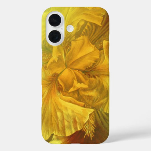 アイリスの内なる美しさの温かい黄色 Case-Mate iPhoneケース (裏面)