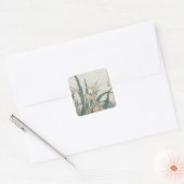 アイリスの花とグラスパー， c.1830-31 スクエアシール (封筒)