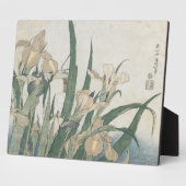 アイリスの花とグラスパー, c.1830-31 フォトプラーク (側面)