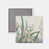 アイリスの花とグラスパー， c.1830-31 マグネット (正面/裏面)
