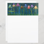 アイリスの花は静止 (正面/裏面)