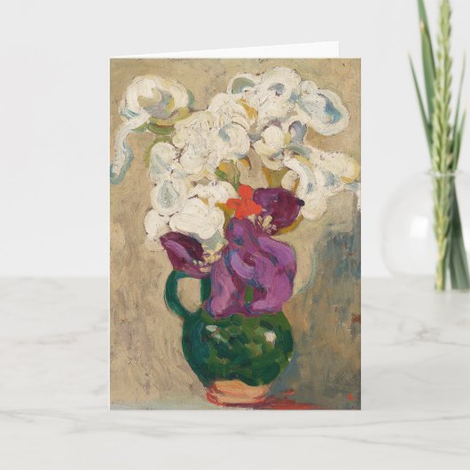 アイリスの花束 | Louis Valtat カード (正面)