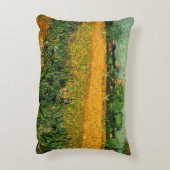 アイリスを前景に描いたアルルの風景 ヴィンセント・ヴァン・ゴッホ アクセントクッション (裏面(縦))