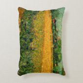 アイリスを前景に描いたアルルの風景 ヴィンセント・ヴァン・ゴッホ アクセントクッション (正面(垂直))