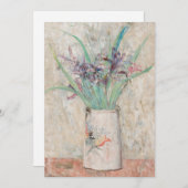 アイリスを白い花瓶に | タデウシュ・マコフスキー (正面/裏面)