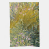 アイリスを通る道 – クロード・モネ キッチンタオル (縦)