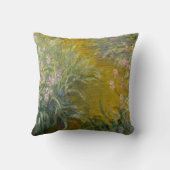 アイリスを通る道 – クロード・モネ クッション (裏面)