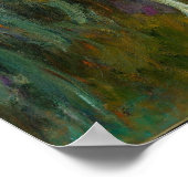 アイリスを通る道 – クロード・モネ ポスター (角)