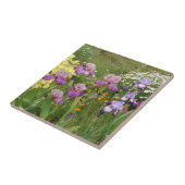 アイリスアイリスズフローラフラワーズコテージガーデン誕生日 タイル (側面)