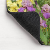 アイリスアイリスズフローラフラワーズコテージガーデン マウスパッド (コーナー)