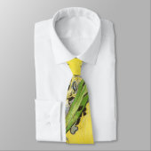 アイリスアリングイエローバックグラウンドバンゴッホファインアート ネクタイ (タイ)