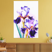 *~*アイリスアートス絵画フラワーAP84アイリス キャンバスプリント (インサイチュ (リビング))