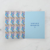 アイリスアートフローラソビューティフル誕生日カード カード (内部)