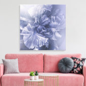 アイリスインナー美しいアニバーサリーシルバーフエ キャンバスプリント (インサイチュ (リビング))